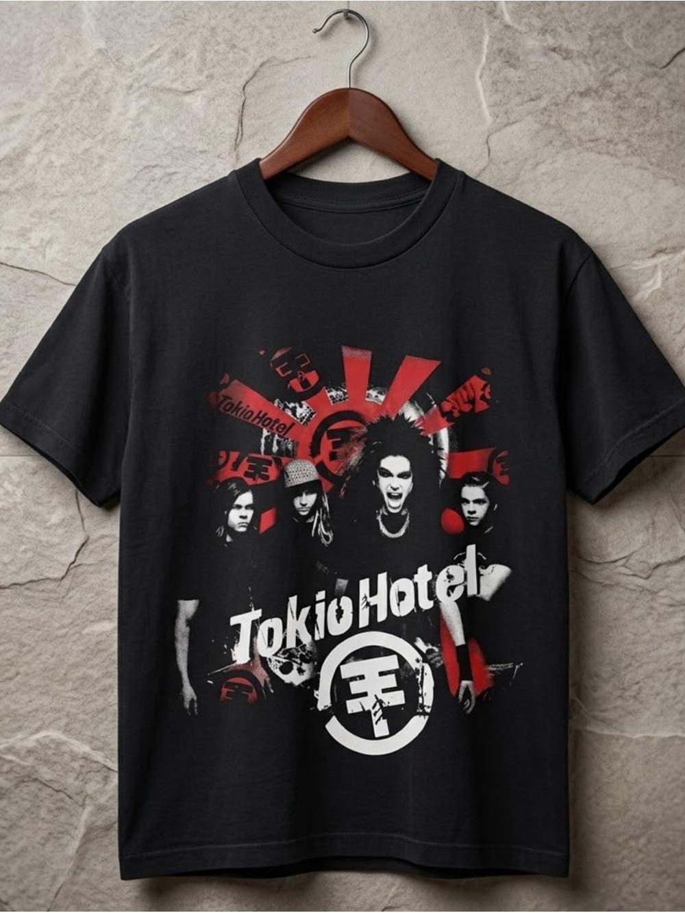 Band Tee Black Graphic T-Shirt